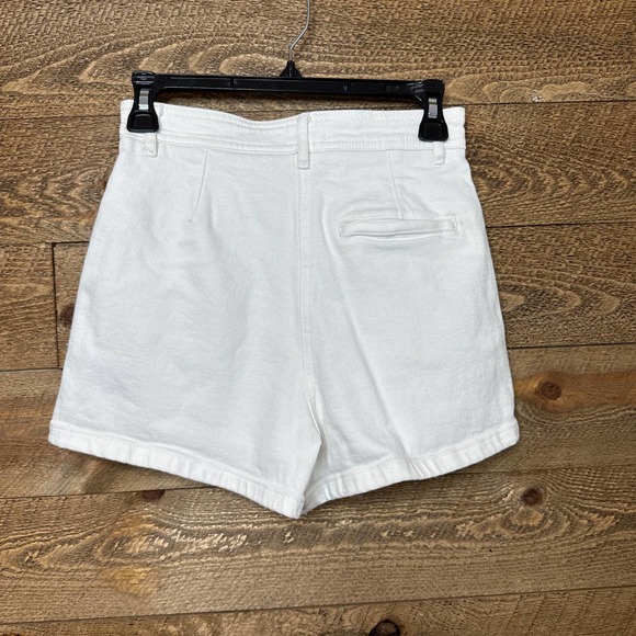 Aritzia Wilfred Free Kelly Twill Tailored Short White Cotton Denim Size 2 - Picture 5 of 8